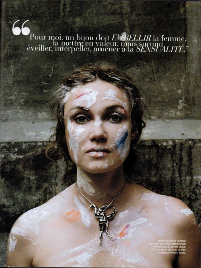 Marine Delterme Femme Joyau Editorial from Marie Claire 2 Magazine, Spring 2009